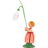 Wiesenblumenmädchen mit Schneeglöckchen - 11 cm