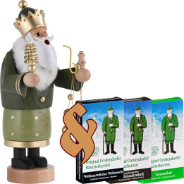 Bundle - Smoker - The 3 Wise Men - Balthasar plus three packs of incense