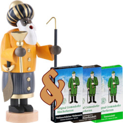 Set Räuchermännchen Heilige Drei Könige "Melchior" und drei Packungen Räucherkerzen