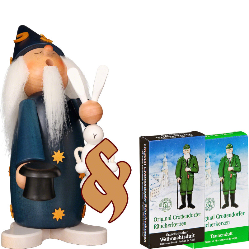 Bundle - Smoker - Sleepy Head Wizard plus two packs of incense