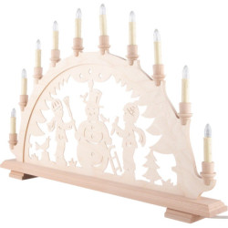 Candle Arch - Snowman - 67x43 cm / 26.4x16.9 inch
