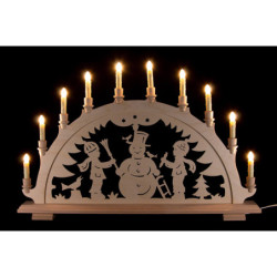 Candle Arch - Snowman - 67x43 cm / 26.4x16.9 inch