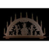 Candle Arch - Snowman - 67x43 cm / 26.4x16.9 inch