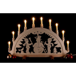 Candle Arch - Snowman - 67x43 cm / 26.4x16.9 inch