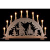 Schwibbogen Weihnachtsmann - 67x43 cm