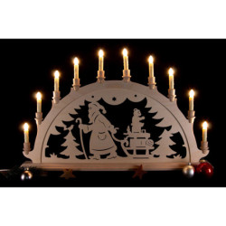 Schwibbogen Weihnachtsmann - 67x43 cm