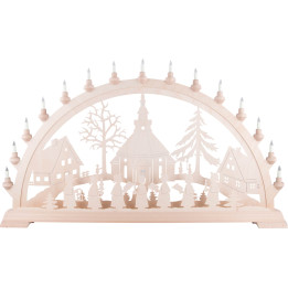Candle Arch - Seiffen Church - 100x54 cm / 39.4x21.3 inch