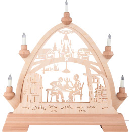 Pointed Arch - Christmas Room - 42x42,5 cm / 16.5x16.7 inch
