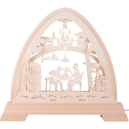 Gotischer Bogen Weihnachtsstube - 42x42,5 cm