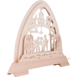 Gotischer Bogen Weihnachtsstube - 42x42,5 cm