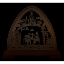 Gotischer Bogen Weihnachtsstube - 42x42,5 cm