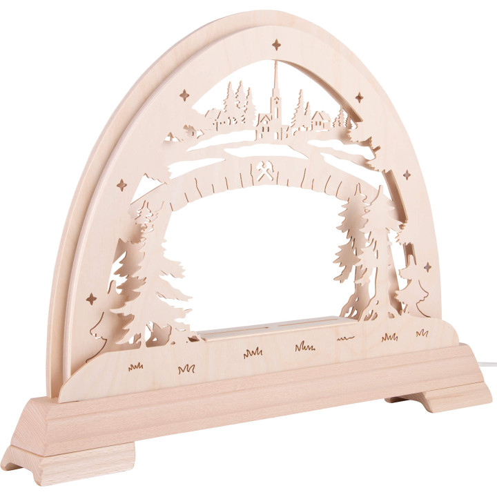 Candle Arch - Village without Figurines - 37x48 cm / 14.6x18.9 inch