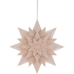 Fensterbild Stern mit Lichtschlitzen - Blume - 30 cm