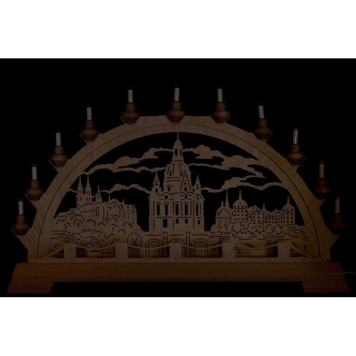 Schwibbogen Sachsen - 63x43 cm