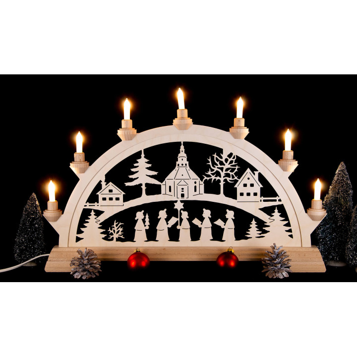 Candle Arch - Seiffen Church  - 55x36 cm / 21.7x14.2 inch