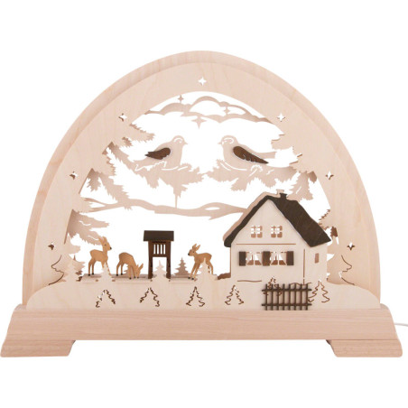 Candle Arch - Deers - 48x37 cm / 18.9x14.6 inch