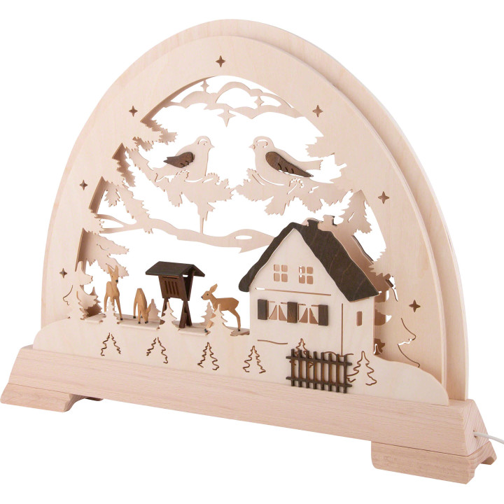 Candle Arch - Deers - 48x37 cm / 18.9x14.6 inch