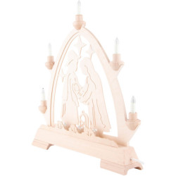 Gotischer Bogen Christgeburt - 42x42,5 cm