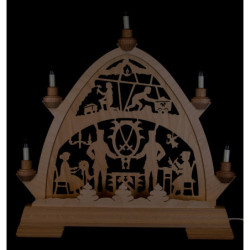 Pointed Arch - Ore Mountains - 42x42,5 cm / 16.5x16.7 inch