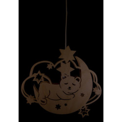 Fensterbild Teddy - 28 cm