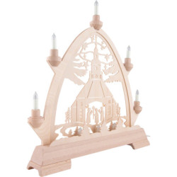 Gotischer Bogen Seiffener Kirche - 42x42,5 cm