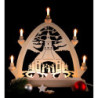 Gotischer Bogen Seiffener Kirche - 42x42,5 cm