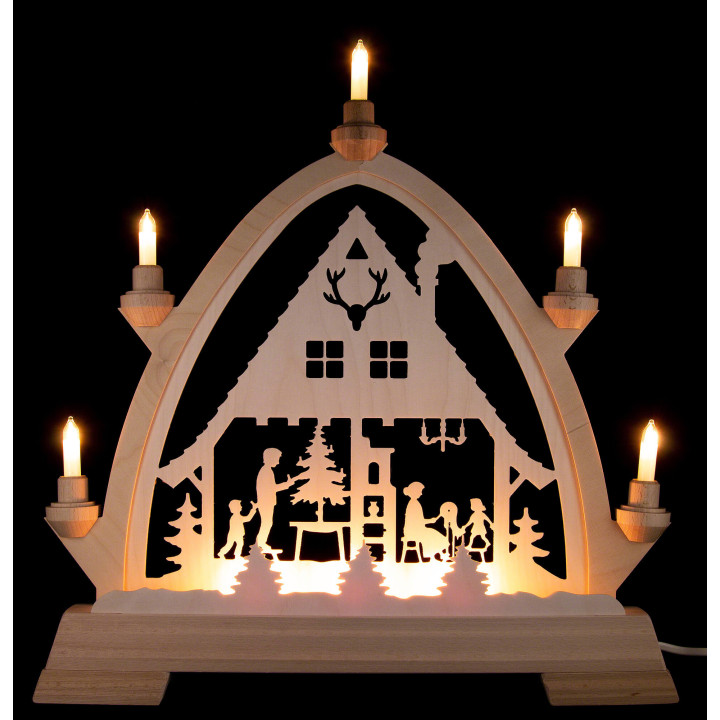Pointed Arch - Forest House - 42x42,5 cm / 16.5x16.7 inch