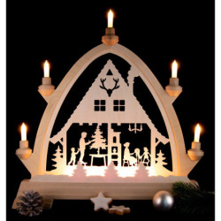 Pointed Arch - Forest House - 42x42,5 cm / 16.5x16.7 inch