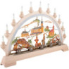 Schwibbogen Oberwiesenthal, farbig - 65x40 cm