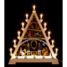 Light Triangle - Ore Mountains, Colored - 55x67 cm / 21.7x26.4 inch