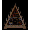 Light Triangle - Ore Mountains, Colored - 55x67 cm / 21.7x26.4 inch