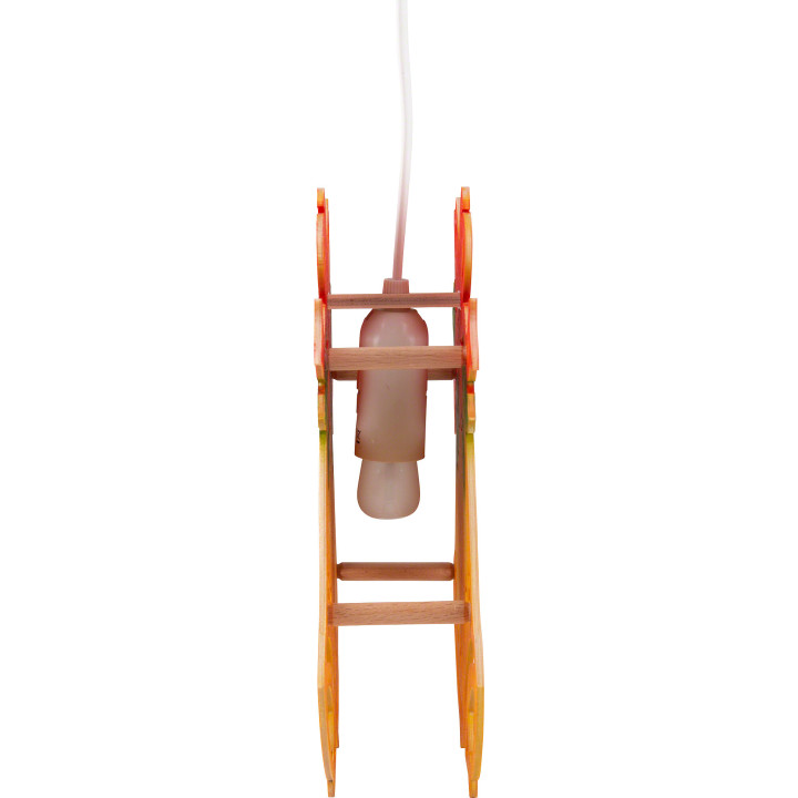 Window Picture - Bell with Bow, Colored - 22,5 cm / 8.9 inch