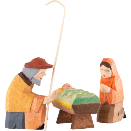 Holy Family, Set of Three - 8 cm / 3.1 inch