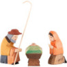 Krippenfiguren Heilige Familie 3-teilig - 8 cm