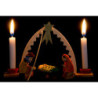 Holy Family with Arch, Set of Four - 9,5 cm / 3.7 inch