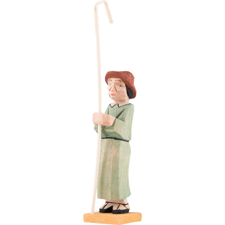 Shepherd standing with Crook - 9,5 cm / 3.7 inch