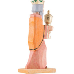 Wise Man with Yellow Cape - 6,8 cm / 2.7 inch