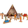Nativity Set of 16 Pieces, Colored - 14,5 cm / 5.7 inch