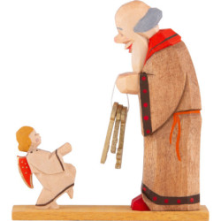 Petrus with Angel - 7,5 cm / 3 inch
