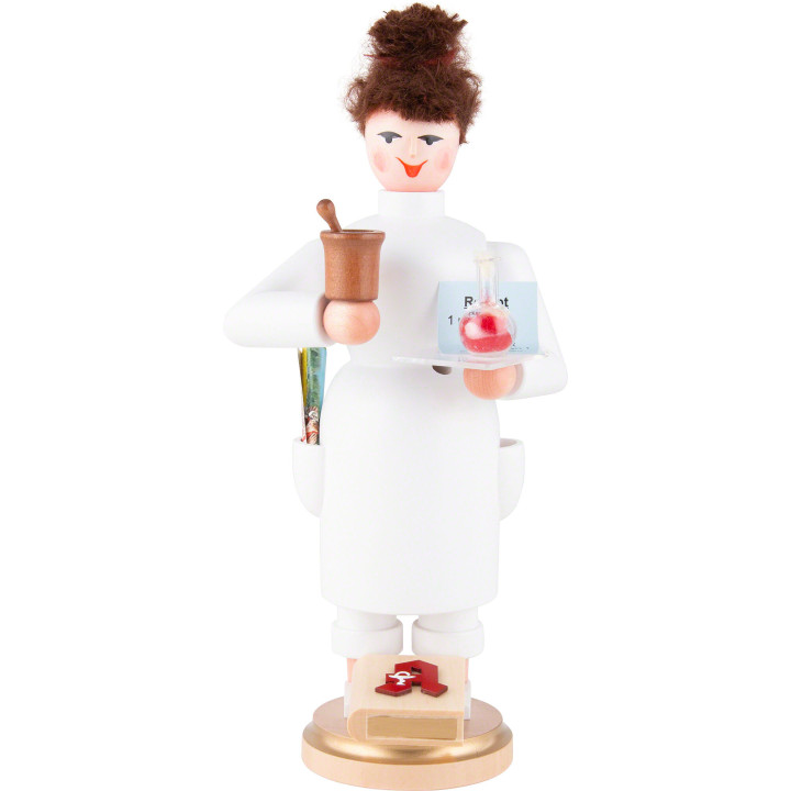 Räuchermännchen Apothekerin - 22 cm