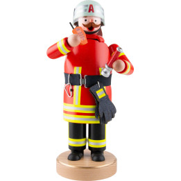 Smoker - Firefighter Black-Red - 23 cm / 9.1 inch