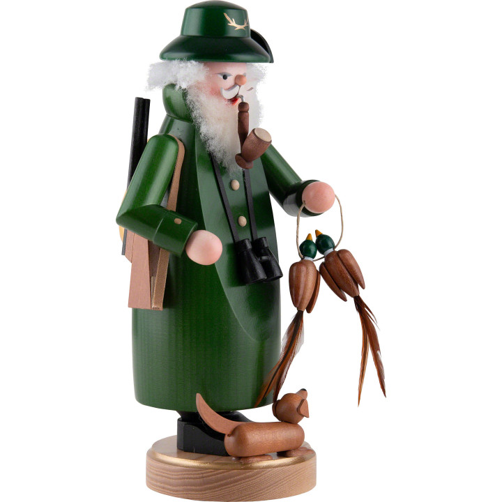 Smoker - Forester with Dachshund - 24 cm / 9.4 inch
