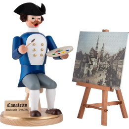 Räuchermännchen Canaletto blau - 23 cm