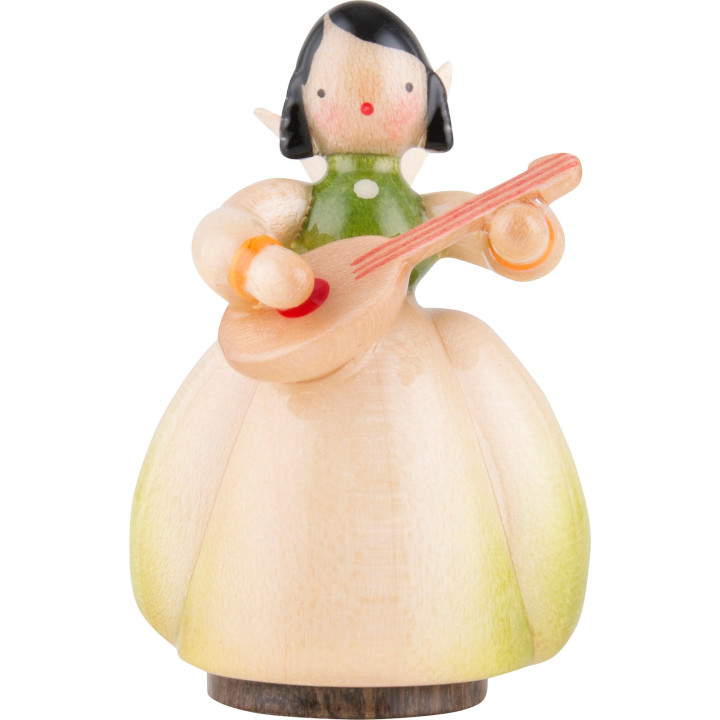 Schaarschmidt Engel mit Mandoline - 4 cm
