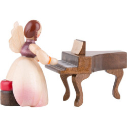Schaarschmidt Engel mit Spinett, 2-teilig - 4 cm