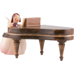 Schaarschmidt Engel mit Klavier, 2-teilig - 4 cm