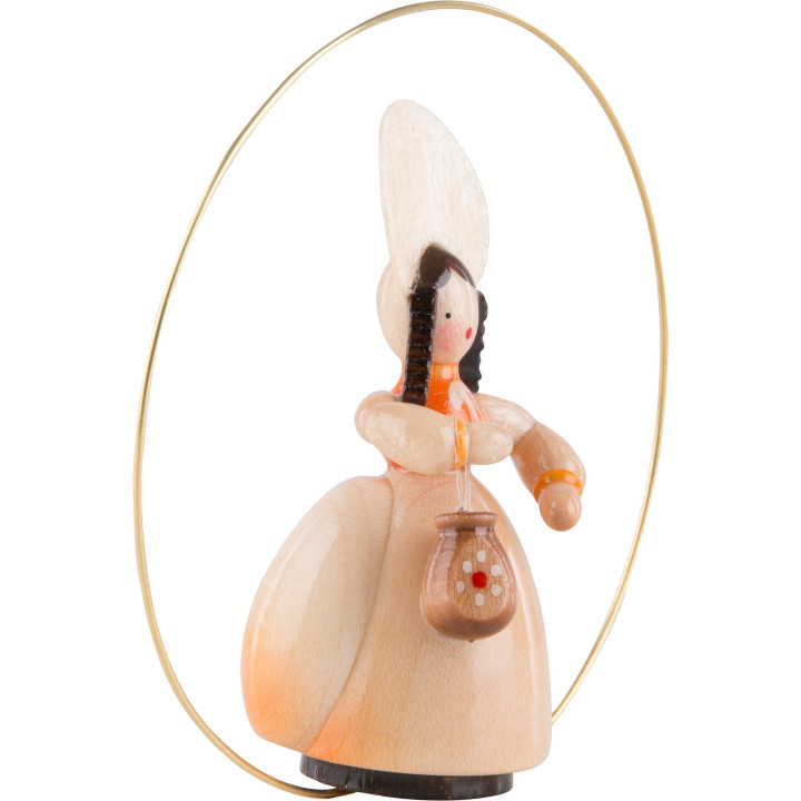 Schaarschmidt Hut-Dame mit Tasche im Ring - 6 cm