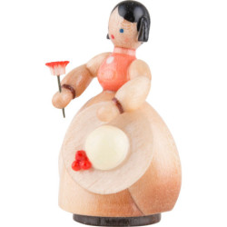 Schaarschmidt Hat Lady with Flower - 4 cm / 1.6 inch