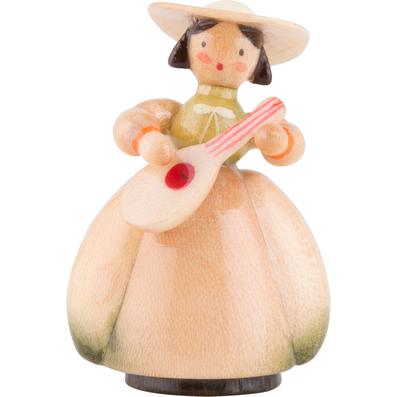 Schaarschmidt Hat Lady with Flute - 4 cm / 1.6 inch