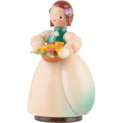 Schaarschmidt Flower Child with Flower Bowl - 4 cm / 1.6 inch
